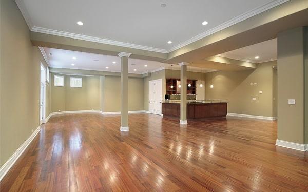 regular sweeping and occasional deep cleaning with a hardwood floor cleaner is the best way to maintain and clean wood flooring